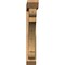 Ekena Millwork Olympic Slat Rough Sawn Bracket w/ Offset Brace, Western Red Cedar, 6"W x 38"D x 38"H BKT0604X38X38OLY06RWR - alternate 3